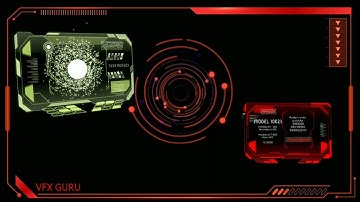 Robot HUD [Blend Mode] || Free To Use || VFX GURU