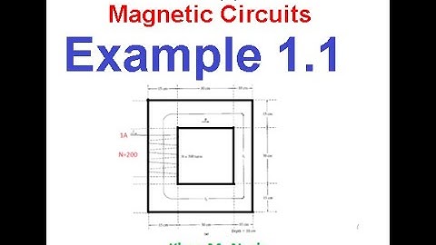(E)EM(C) Ex 1.1 || The Magnetic Circuits || How much Flux is Produced