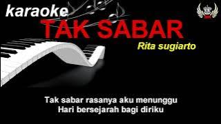 TAK SABAR KARAOKE