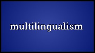 Multilingualism Meaning