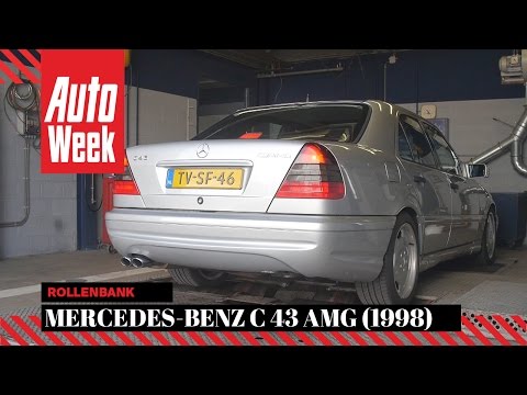 Mercedes C43 AMG (1998) - Op de Rollenbank - AutoWeek Power Test