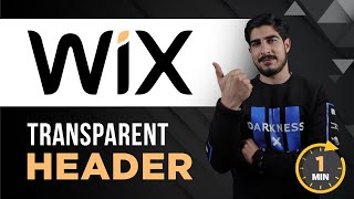 How To Make A Transparent Header In Wix 2026 | Wix Make Header Transparent | Wix Transparent Header