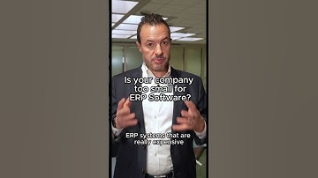 Think your company is too small for an ERP system? Let