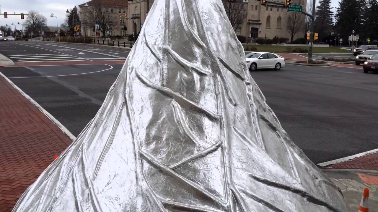 Giant hershey Kiss test dropped - YouTube