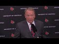 Louisville interim president Greg Postel talks about Rick Pitino, Tom Jurich