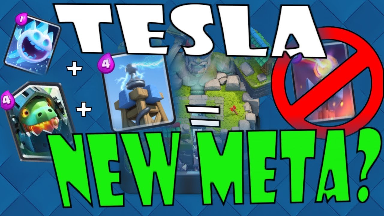 [TESLA NEW META??!] Clashroyale Gameplay