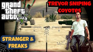 Best Trevor Sniping- Killing Two Coyotes with One Shot | Cletus Hunting#1 Full GTA V Gameplay [HD]