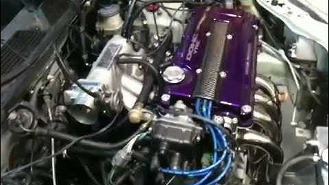 Long rod, high compression B18C1 start up