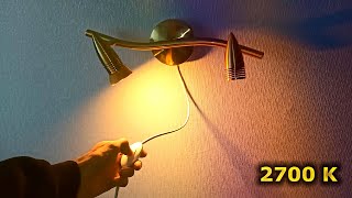 Светодиодная Лампа 2700 Kelvin : Как затемнить яркую лампу 480 Люмен на 6 Ватт  💫#KupLu_DEv1ce