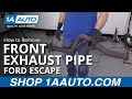 How to Replace Front Exhaust Pipe 08-12 Ford Escape