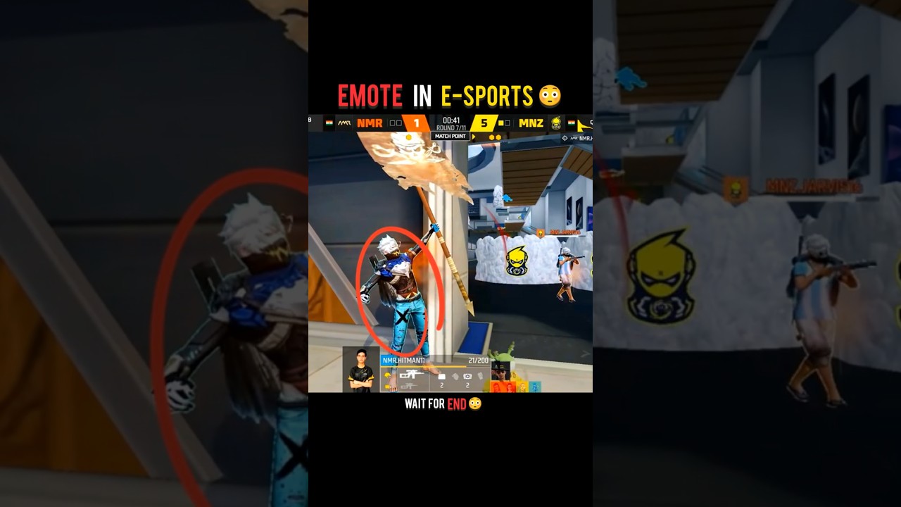 Showing Emote in E-Sports 😳🔥