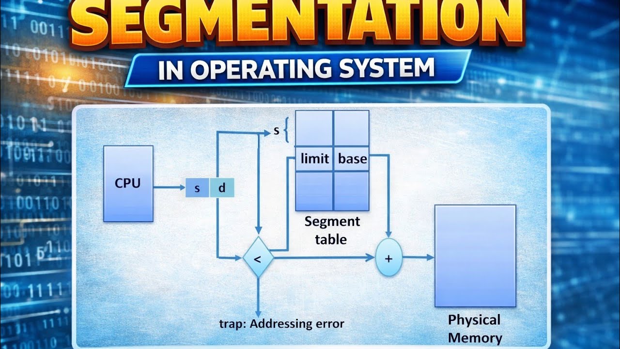 Segmentation in operating system | segmentation in os - YouTube