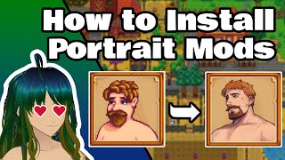 How to Install Portrait Mods for Stardew Valley