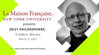 20/21 Philosophers: Frédéric Worms