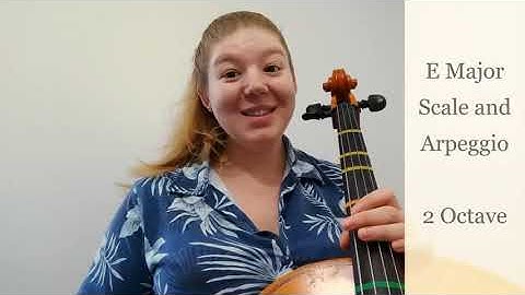 Cello | E Major Scale and Arpeggio - 2 Octave