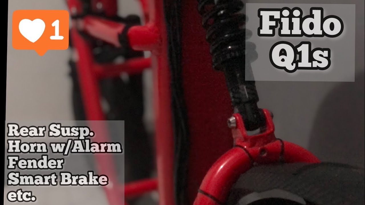 How to Install Rear Susp and etc (fiido q1s) - YouTube