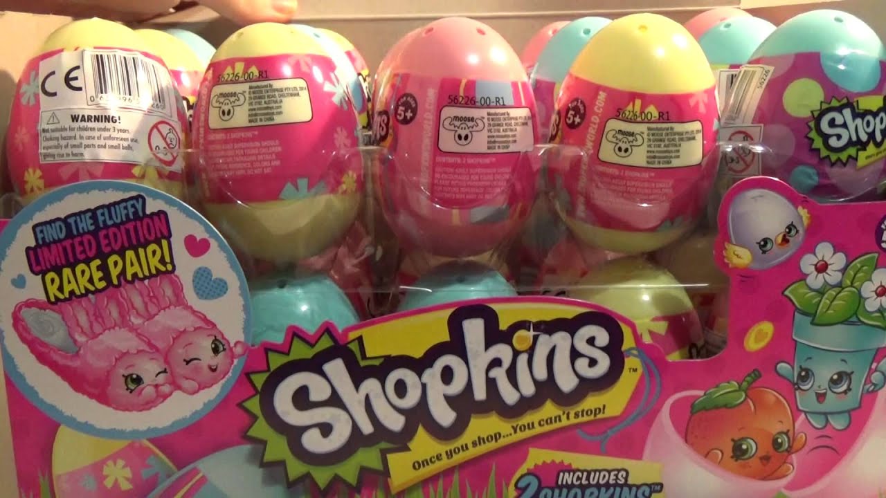 Shopkins Season 4 Easter Eggs FULL BOX opening! | Birdew Reviews