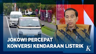 Jokowi Sampaikan Keseriusannya Berikan Insentif bagi Kendaraan Listrik
