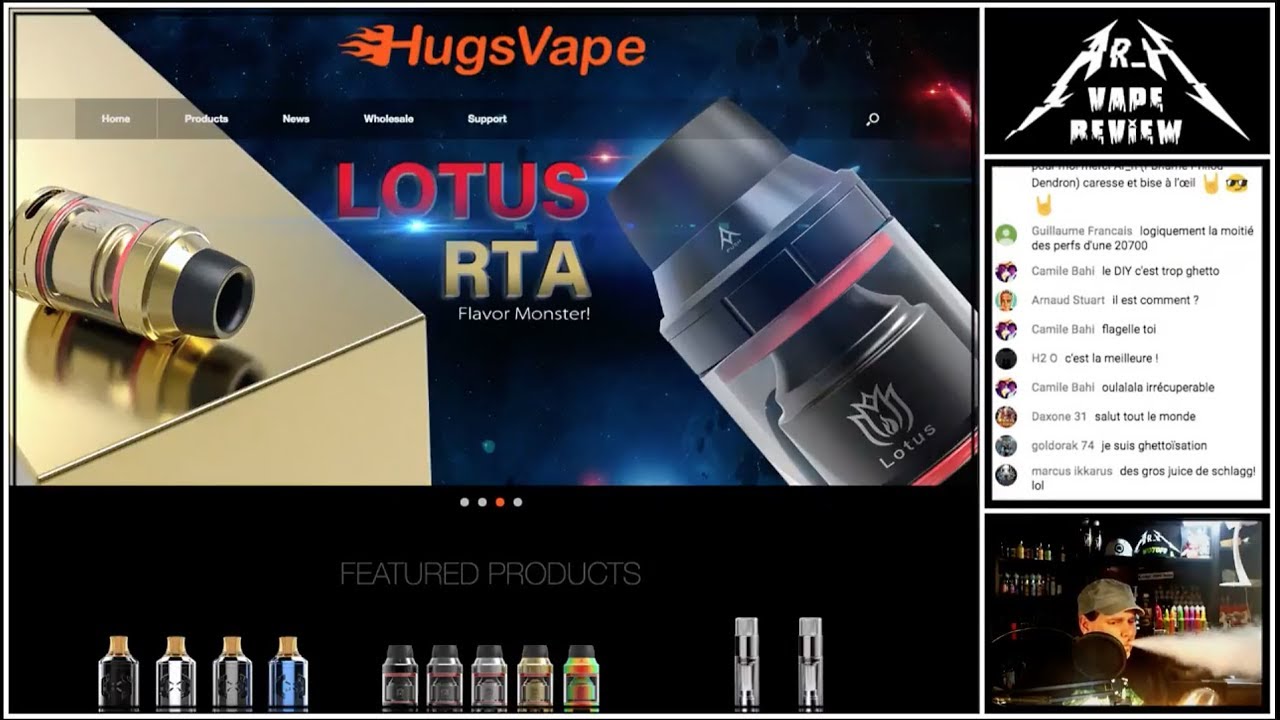 VAPE MAILS + LOTUS RTA + THESEUS RDA by HUGSVAPE [REPLAY] - YouTube