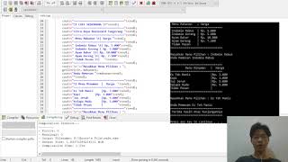 PROGRAM C++ INPUT OUTPUT MENU CAFE SEDERHANA Update