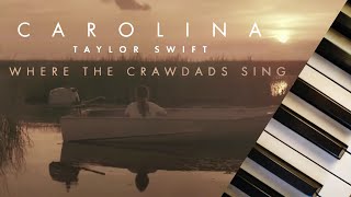 Carolina (from "Where the Crawdads Sing") | 1 Hour Extended Calm Piano Loop | Taylor Swift ♪