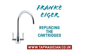 FRANKE EIGER | FILTERFLOW DORIC replacing the tap cartridges valves repair dripping tap @tapmagician