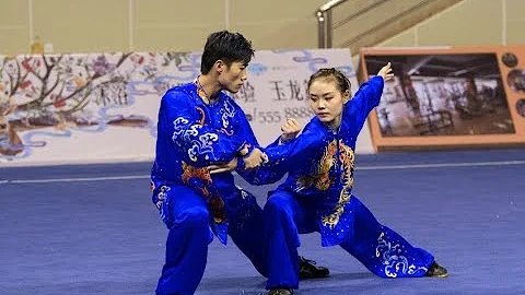 Double Taijiquan guang dong  Xiang Cheng Lu  Bi Yi...