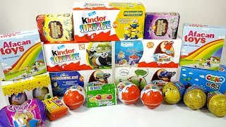 Çocuklar için Kinder Surprise ve Ozmo Egg Sürpriz Yumurtalar Açma Süpriz Oyuncakları