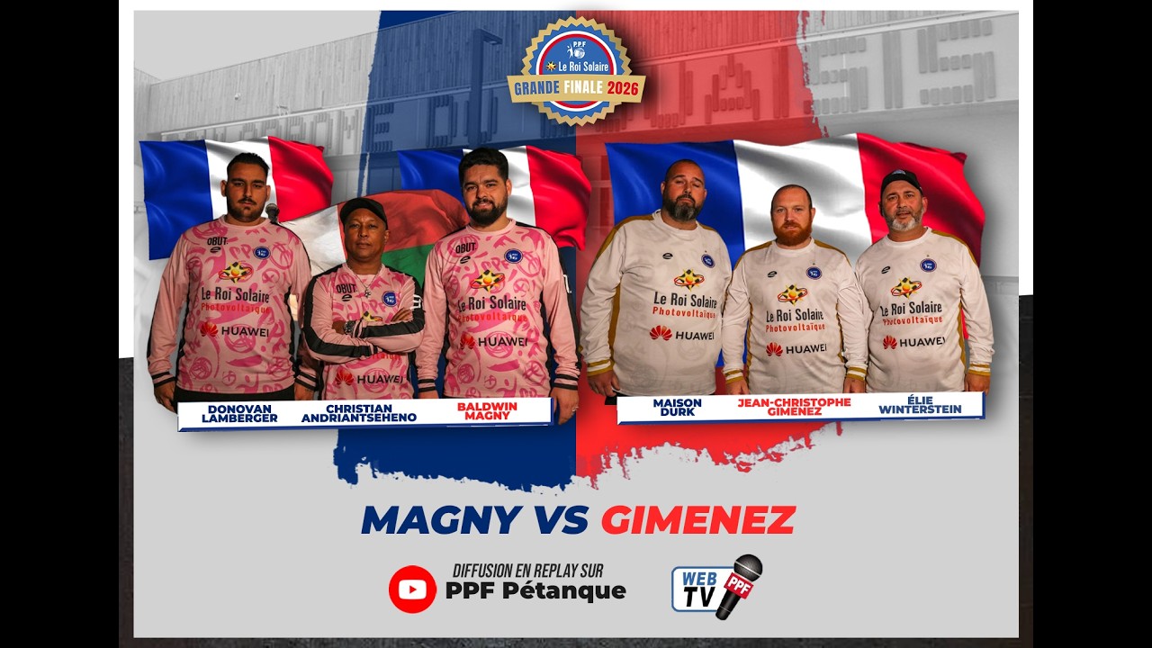 Miniature : GRANDE FINALE PPF 2026 - MESSIEURS - POULE 2 PARTIE 1 : MAGNY vs GIMENEZ