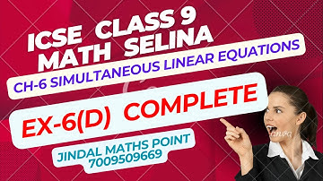 Selina Solutions: Class 9 Maths | Chapter 6 | Exercise 6(D)