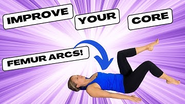 Pilates exercises: Femur Arcs (toe taps)