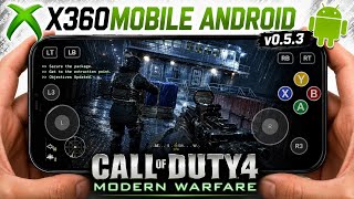 Call of Duty 4 Morden Warfare on X360 Mobile Android v0.5.3 Gameplay Test | SD 8s Gen 3 POCO F6