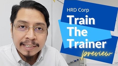 Preview: HRDCorp Train The Trainer Certification Course