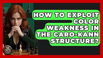 How To Exploit Color Weakness In The Caro-Kann Structure? - The Chess Codex