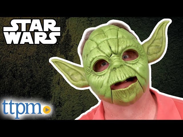 Star Wars Yoda Electronic Mask Review | Hasbro Toys & Games - YouTube