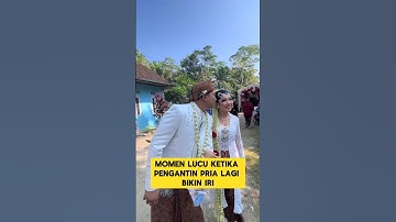 momen lucu ketika pengantin lagi bikin teman temannya yang jomblo baper ‼️‼️#lucu #kocak #shorts