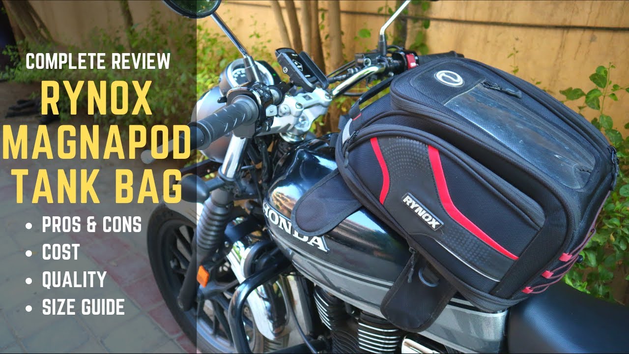 Rynox Optimus Magnetic Tank Bag – Moto Republic