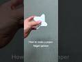 Making A Paper Fidget Spinner