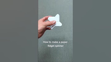 Making a Paper Fidget Spinner!!