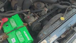 1992 Holden Rodeo engine running