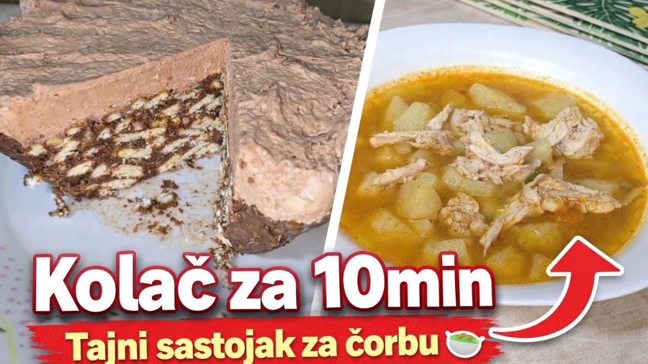 KOLAČ bez pečenja 👌💚 TAJNI ZAČIN za savršenu čorbu 🍲💫