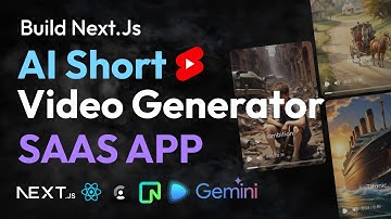 🤖 Build NextJs AI Sort Video Generator Using React.Js, Tailwind, AI, Clerk, Neon | 🎥 Full Stack App