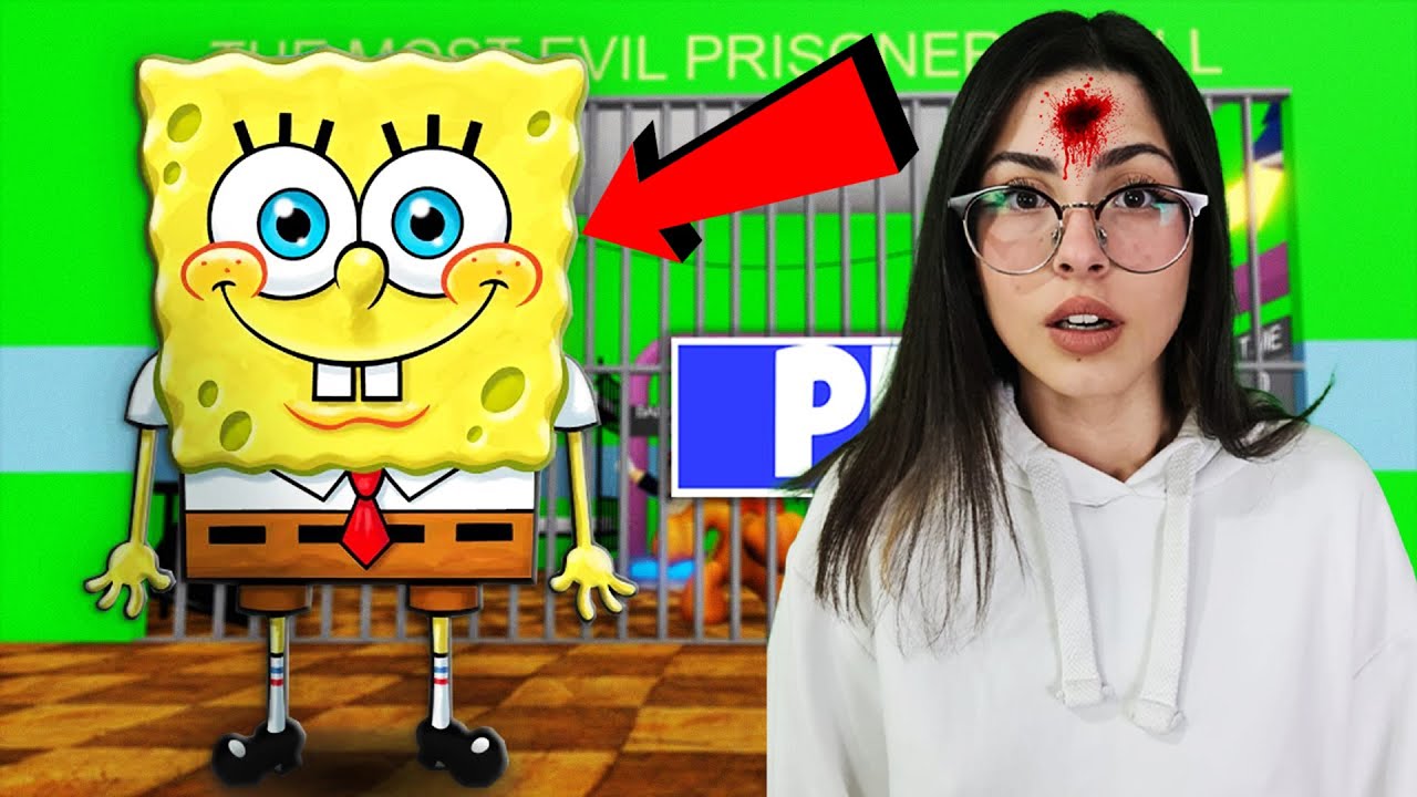 🧽SÜNGERBOB BİZİ YAKALADI ! 👮  | SPONGEBOB BARRY'S PRISON RUN | HAPPİSHANEDEN KAÇIŞ |EYLÜL LAL