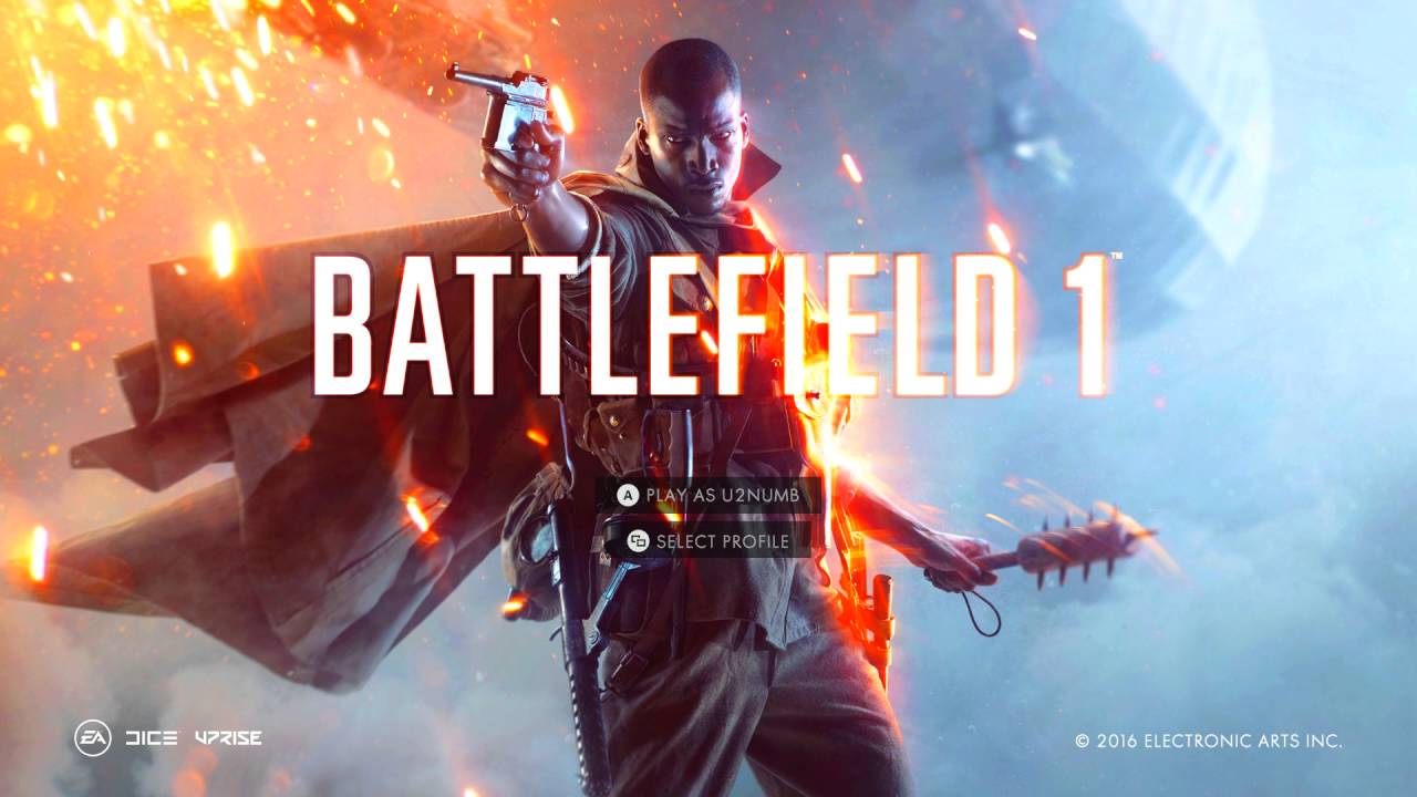 Battlefield 1 Title Screen (Xbox One, PS4, PC) - YouTube