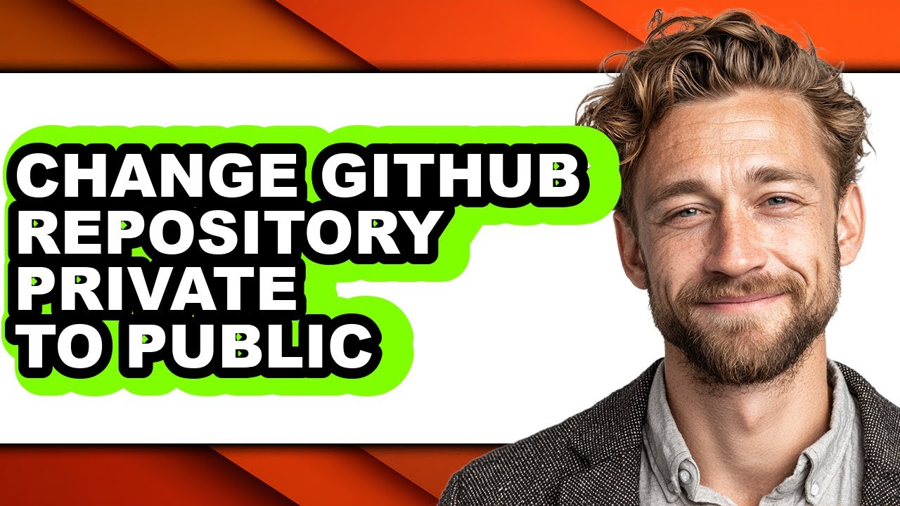 How to Change Github Repository Private to Public (full Guide) - YouTube