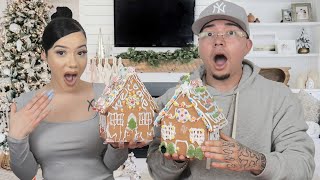 Famous COUPLES BUILD GINGERBREAD HOUSE CHALLENGE Net Worth