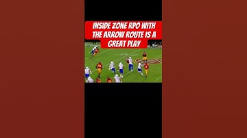 Inside zone RPO with the arrow route is a great play