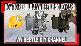 HOW TO Rebuild a VW Beetle Solex 34 Pict 3 Carburetor - VW Bus - Solex Carb Adjustments - VW Bug