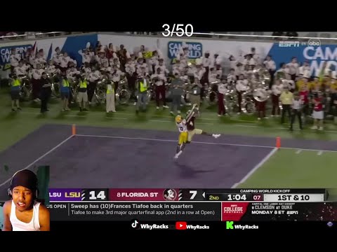 WhyRacks React To #5 Lsu vs #8 Florida State | Highlight - YouTube