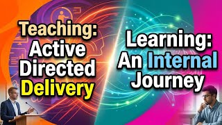 Full Teaching is an active directed delivery The learning process is an internal journey  Guide